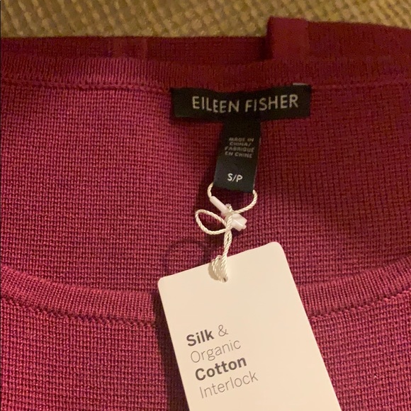 Eileen Fisher Silk OrganicCotton Interlock Sweater - Picture 10 of 10